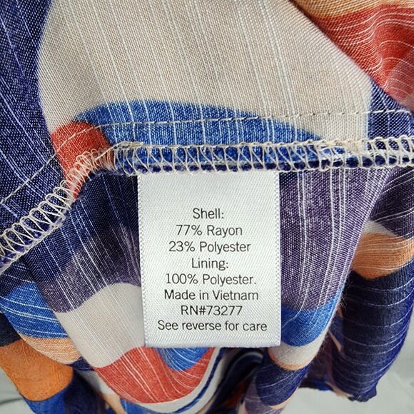 Nine West Multicolor Abstract Maxi Dress - Picture 6 of 9